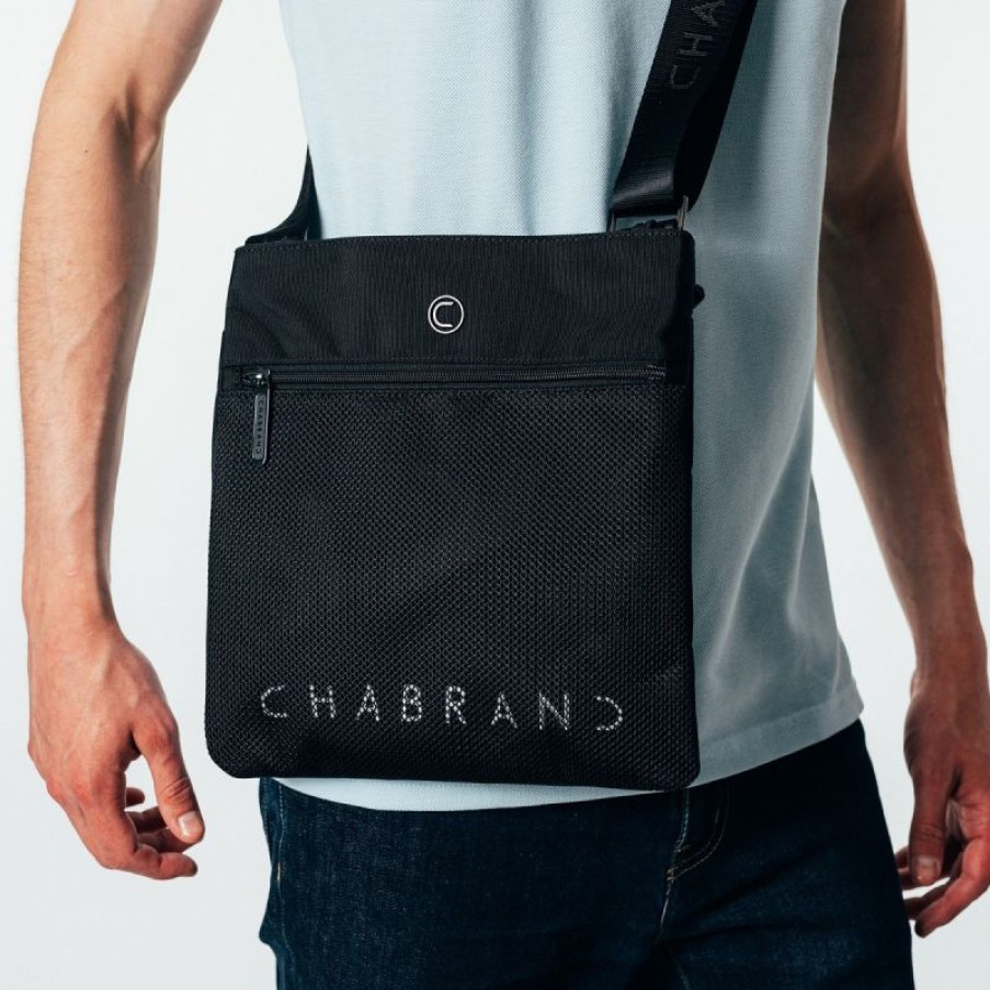 Hommes Chabrand Sacoche | Sac Travers Jules En Toile - Chabrand