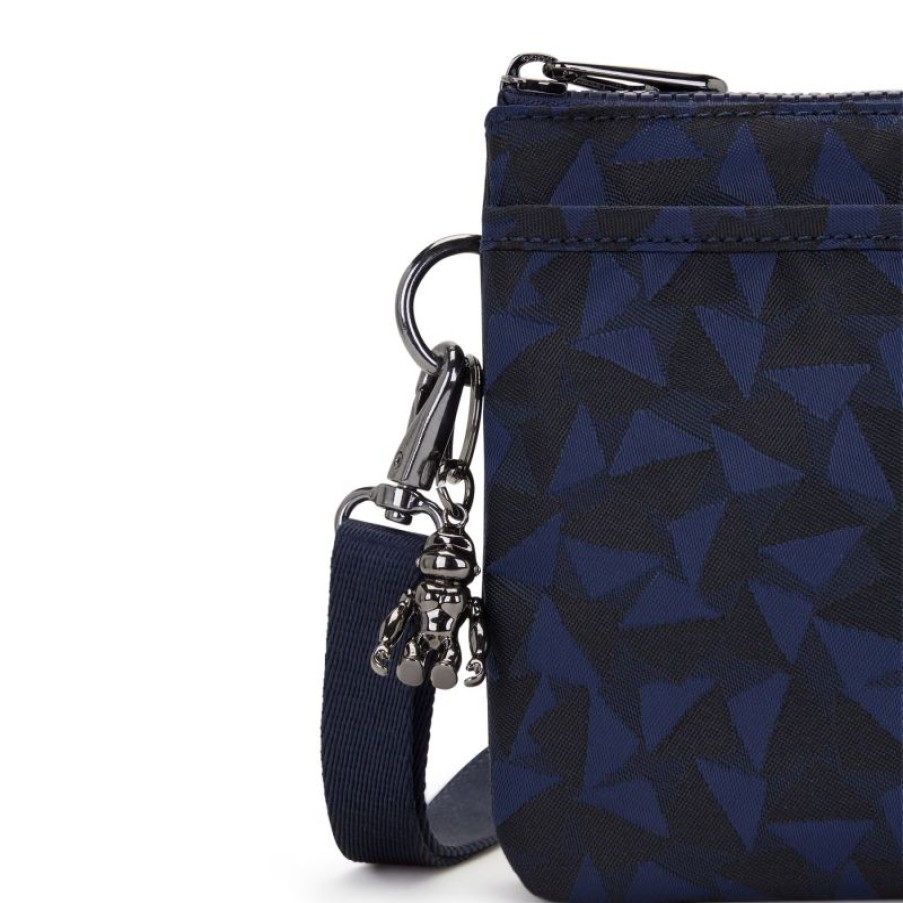 Femmes Kipling Pochette | Petit Sac Bandouliere Riri Endless Navy En Toile - Kipling