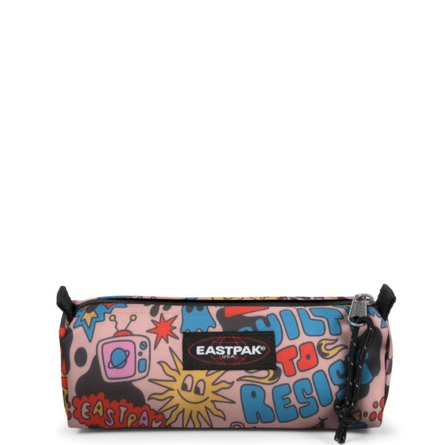 Femmes Eastpak Trousse | Trousse Benchmark Doodle Light - Eastpak