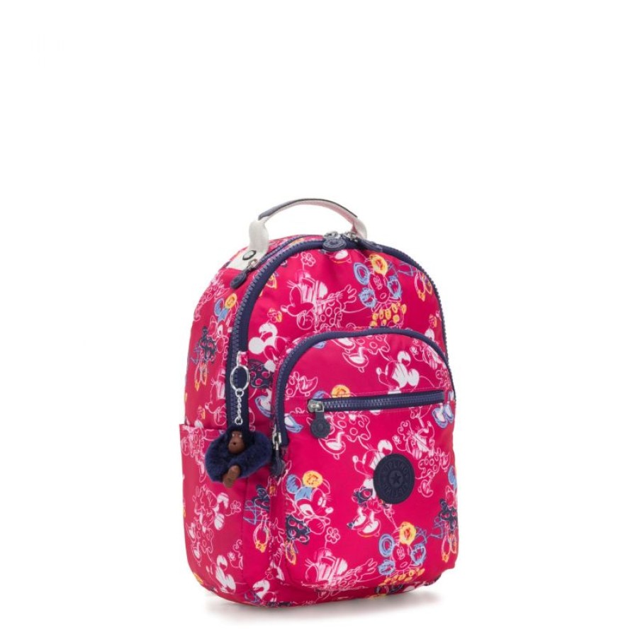 Femmes Kipling Sac A Dos | Petit Sac A Dos Seoul Go S En Toile - Kipling