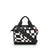 Femmes Reisenthel Sac A Main | Sac Travers Allrounder Cross Rhombus Midnight Gold En Toile - Reisenthel