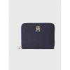 Femmes Tommy Hilfiger Portefeuille | Portefeuille Zippe Chic En Synthetique - Tommy Hilfiger