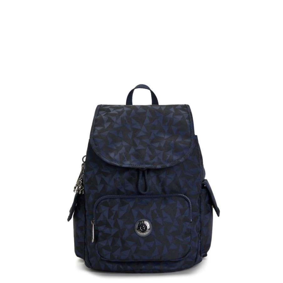 Femmes Kipling Sac A Dos | Sac A Dos City Pack S Endless Navy Jacquard - Kipling