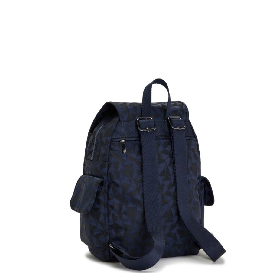 Femmes Kipling Sac A Dos | Sac A Dos City Pack S Endless Navy Jacquard - Kipling