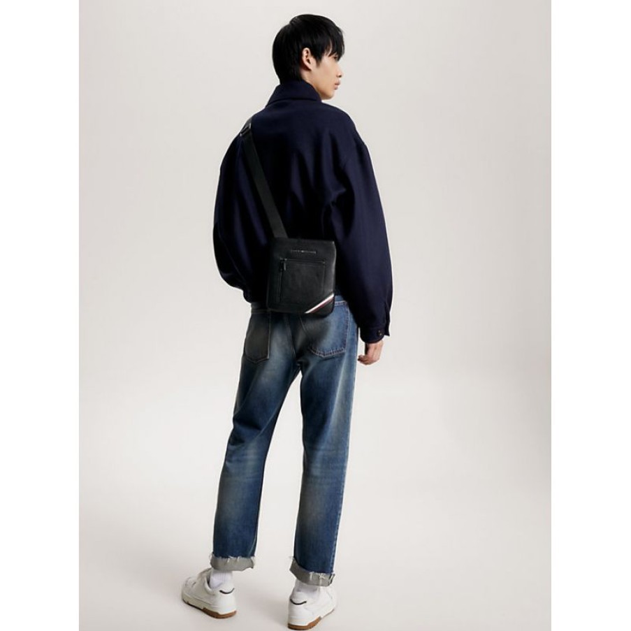 Hommes Tommy Hilfiger Sacoche | Sac Travers Th Central En Synthetique - Tommy Hilfiger