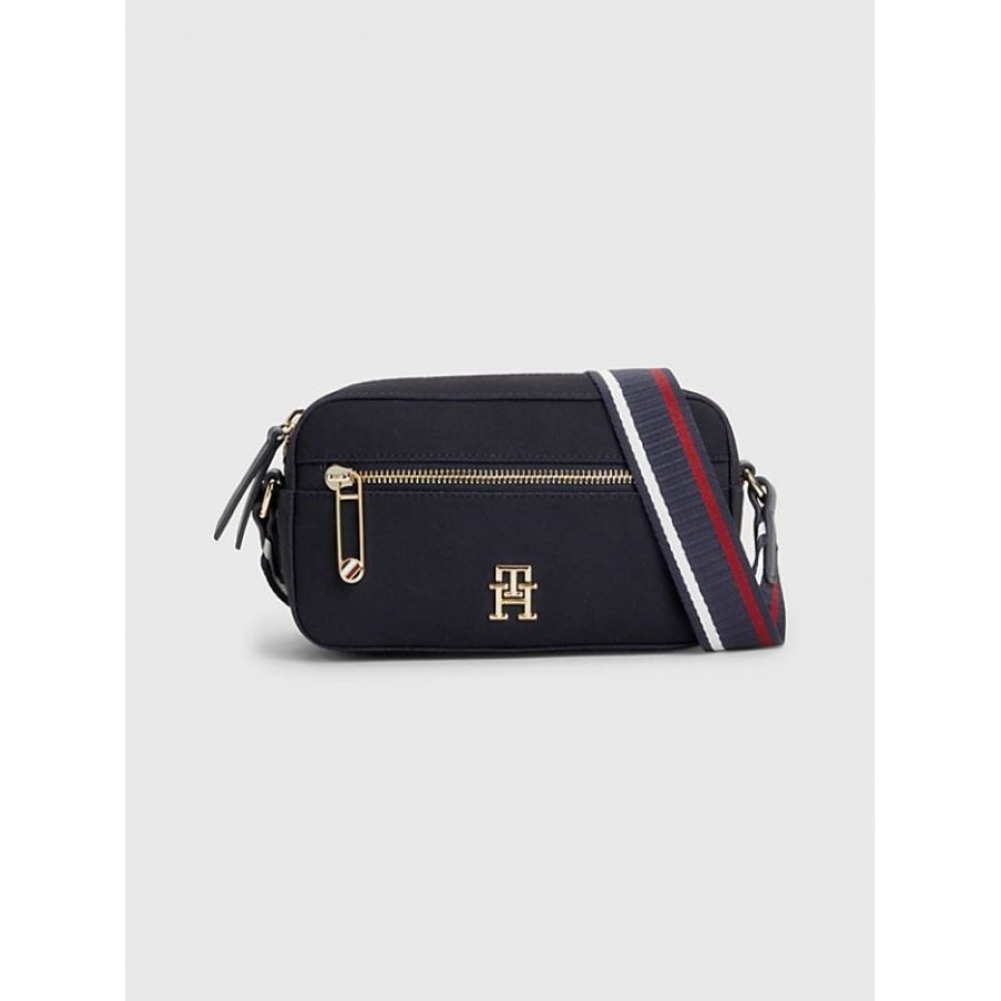 Femmes Tommy Hilfiger Sac Porte Epaule | Sac Travers Iconic En Serge Recycle- Tommy Hilfiger