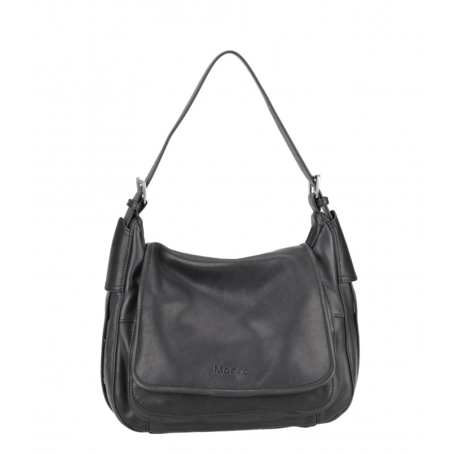 Femmes Mocca Sac Porte Epaule | Sac Epaule Cristina Cuir