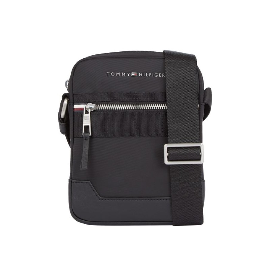 Hommes Tommy Hilfiger Sacoche | Sac Travers Elevated En Toile - Tommy Hilfiger