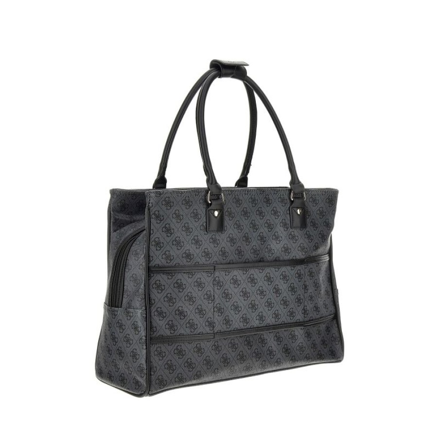 Femmes Guess Sac Porte Epaule | Sac Cabas Jesco En Synthetique - Guess