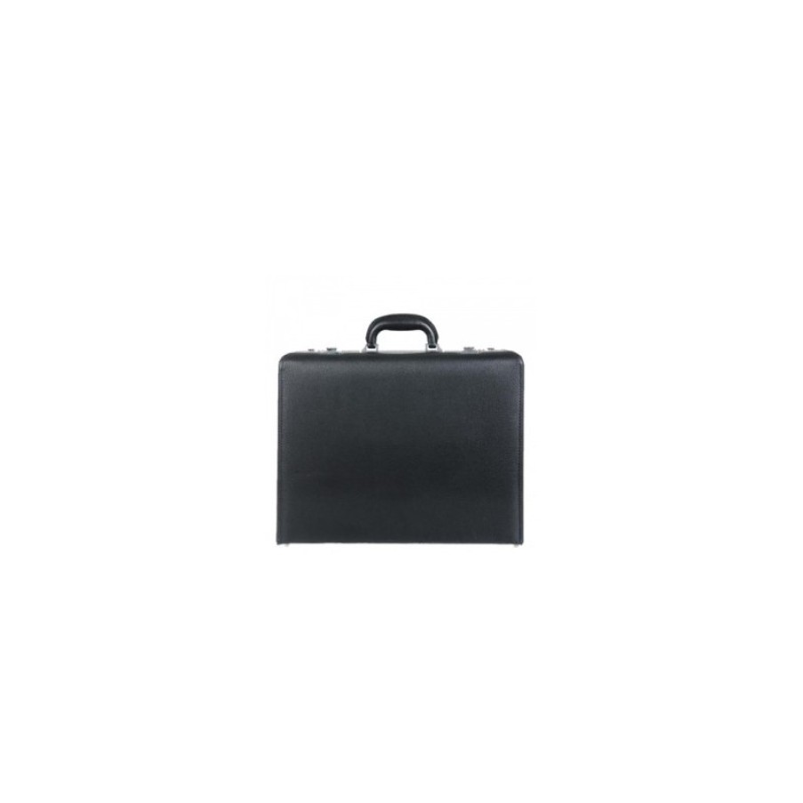 Hommes Davidt's Porte Document / Serviette | Attache Case Noir En Synthetique - Davidt'S