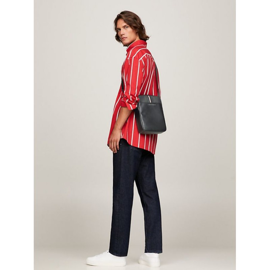 Hommes Tommy Hilfiger Sacoche | Sac Travers Corporate En Synthetique - Tommy Hilfiger