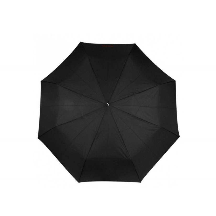 Femmes Isotoner Parapluie | Parapluie Manuel Noir - Isotoner