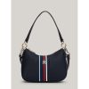 Femmes Tommy Hilfiger Sac A Main | Sac Baguette Poppy Plus En Toile - Tommy Hilfiger