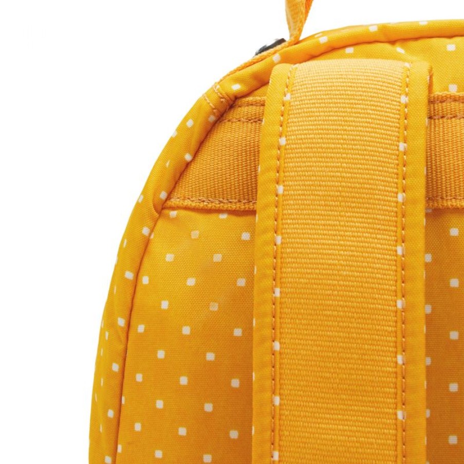 Femmes Kipling Sac A Dos | Sac A Dos Seoul S Soft Dot Yellow En Toile - Kipling