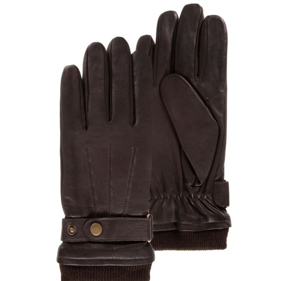 Hommes Isotoner Gants | Gants Homme Cuir De Chevre - Isotoner