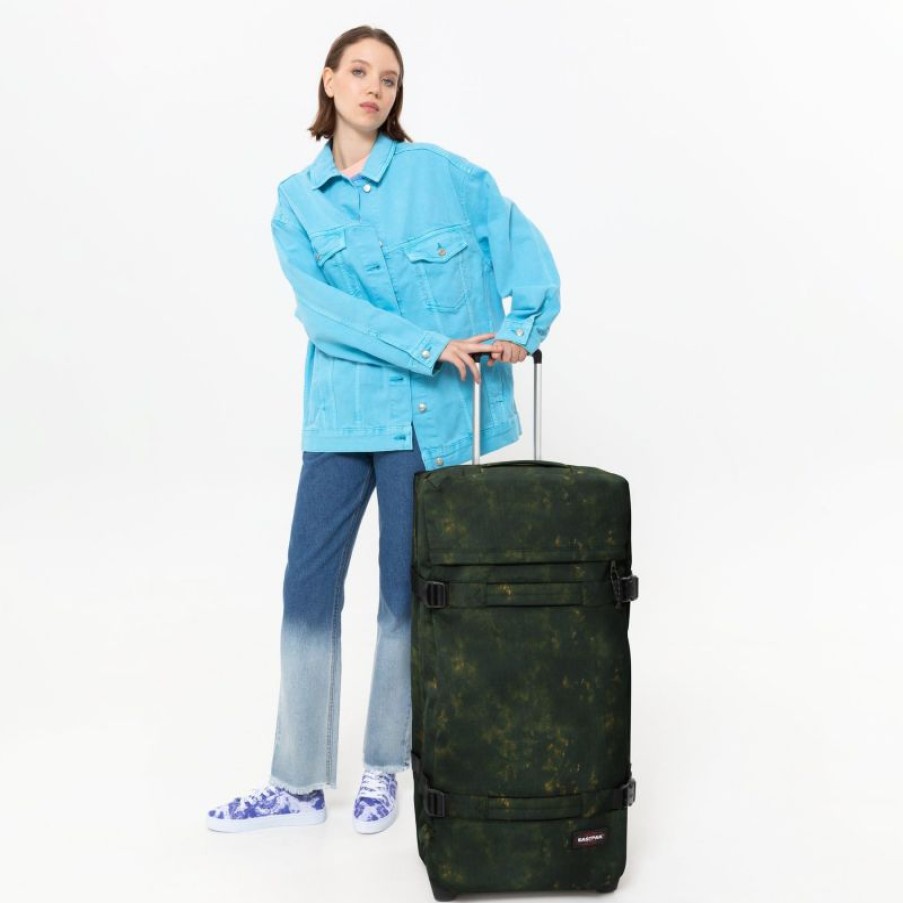 Bagages Eastpak | Valise 2 Roulettes Transit'R L Camo Dye Khaki - Eastpak