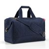 Bagages Reisenthel | Sac De Voyage Allrounder L Rhombus Midnight Gold En Toile - Reisenthel