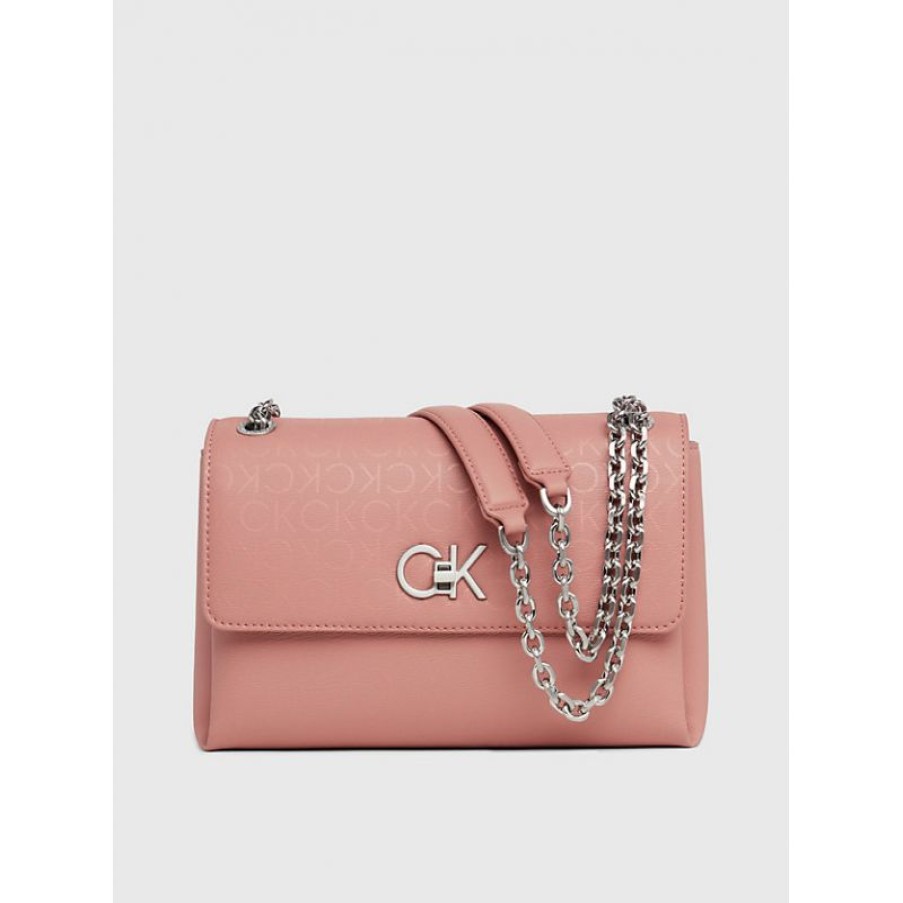 Femmes Calvin Klein Sac Porte Epaule | Sac Bandouliere Re-Lock En Synthetique - Calvin Klein