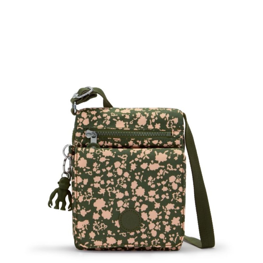 Hommes Kipling Sacoche | Sac Travers New Eldorado Fresh Floral En Toile - Kipling