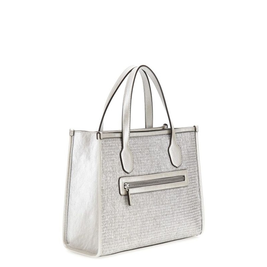 Femmes Guess Sac Cabas | Sac Cabas Silvana En Synthetique - Guess