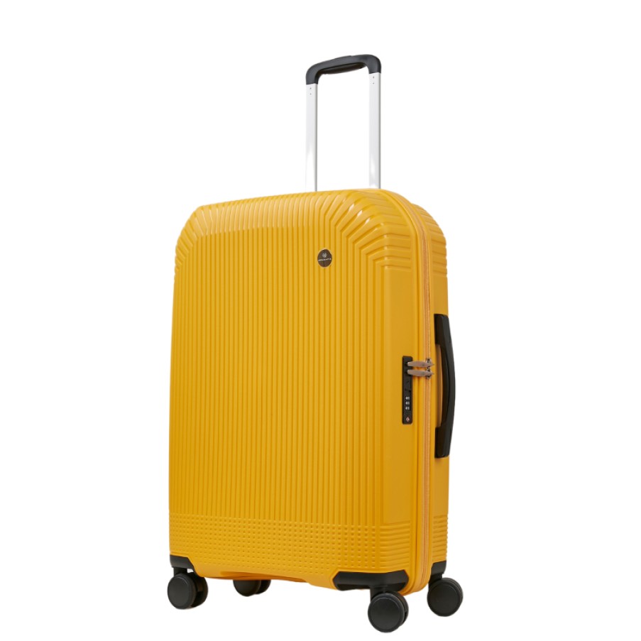 Bagages Arthur & Aston | Valise Trolley 66Cm Rigide Jaune