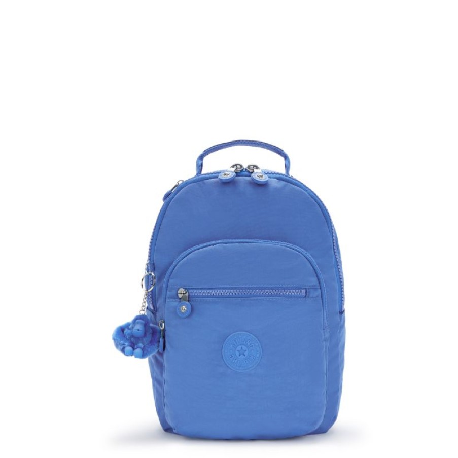 Femmes Kipling Sac A Dos | Sac A Dos Seoul S Havana Blue En Toile - Kipling