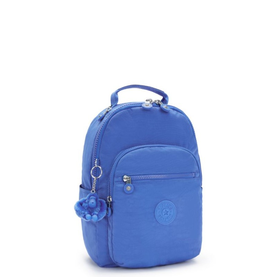 Femmes Kipling Sac A Dos | Sac A Dos Seoul S Havana Blue En Toile - Kipling