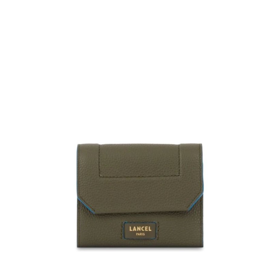 Femmes Lancel Portefeuille | Portefeuille Compact Ninon En Cuir - Lancel