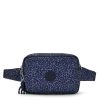 Femmes Kipling Sac Bandouliere | Mini Sac A Bandouliere Abanu Cosmic Navy En Toile