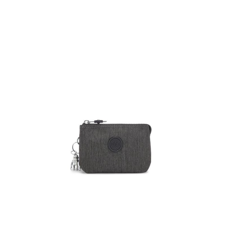 Femmes Kipling Porte Monnaie | Porte-Monnaie Creativity S Black Peppery En Toile - Kipling