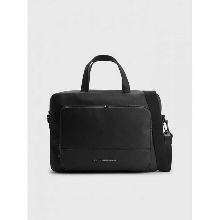 Hommes Tommy Hilfiger Sacoche | Porte-Documents Essential En Synthetique - Tommy Hilfiger