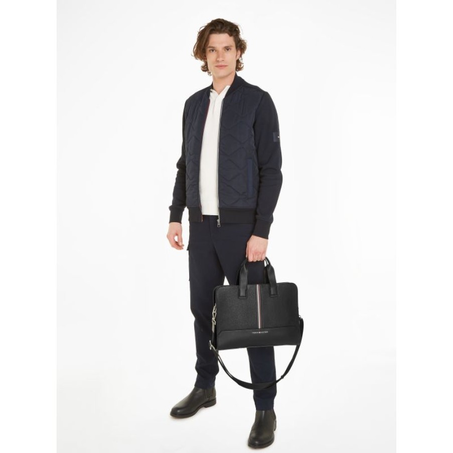 Hommes Tommy Hilfiger Porte Document / Serviette | Porte-Documents Th Central En Synthetique - Tommy Hilfiger