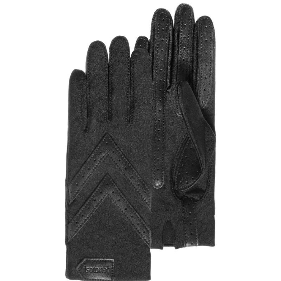 Femmes Isotoner Gants | Gants Femme Tissu Extensible Recycle - Isotoner