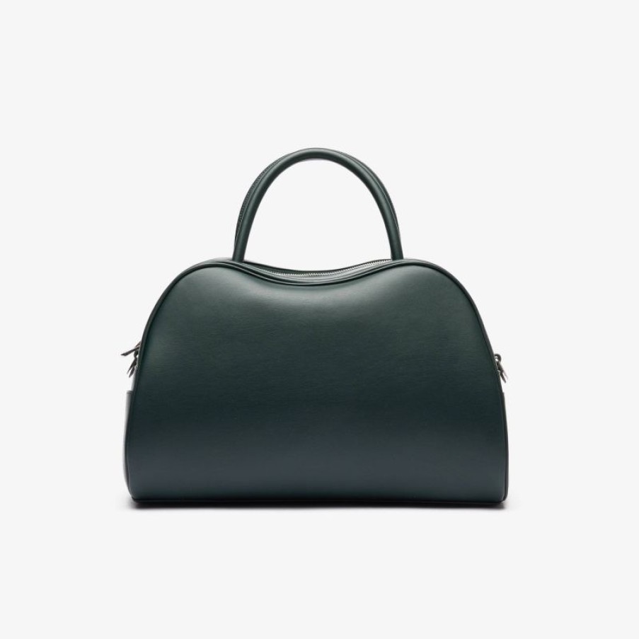 Femmes Lacoste Sac A Main | Sac A Main Lora En Cuir - Lacoste