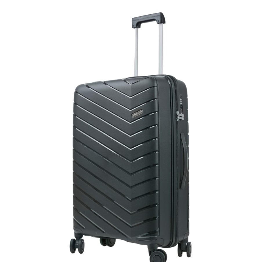 Bagages Arthur & Aston | Valise Trolley 66Cm Rigide Noir