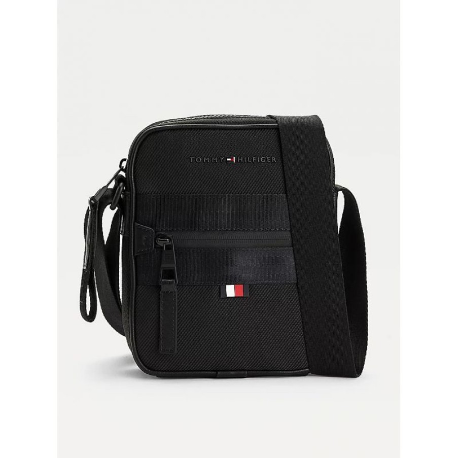 Hommes Tommy Hilfiger Sacoche | Sac Reporter Elevated En Synthetique - Tommy Hilfiger