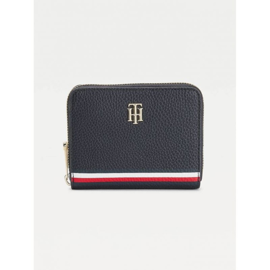 Femmes Tommy Hilfiger Portefeuille | Petit Portefeuille Th Element En Synthetique - Tommy Hilfiger