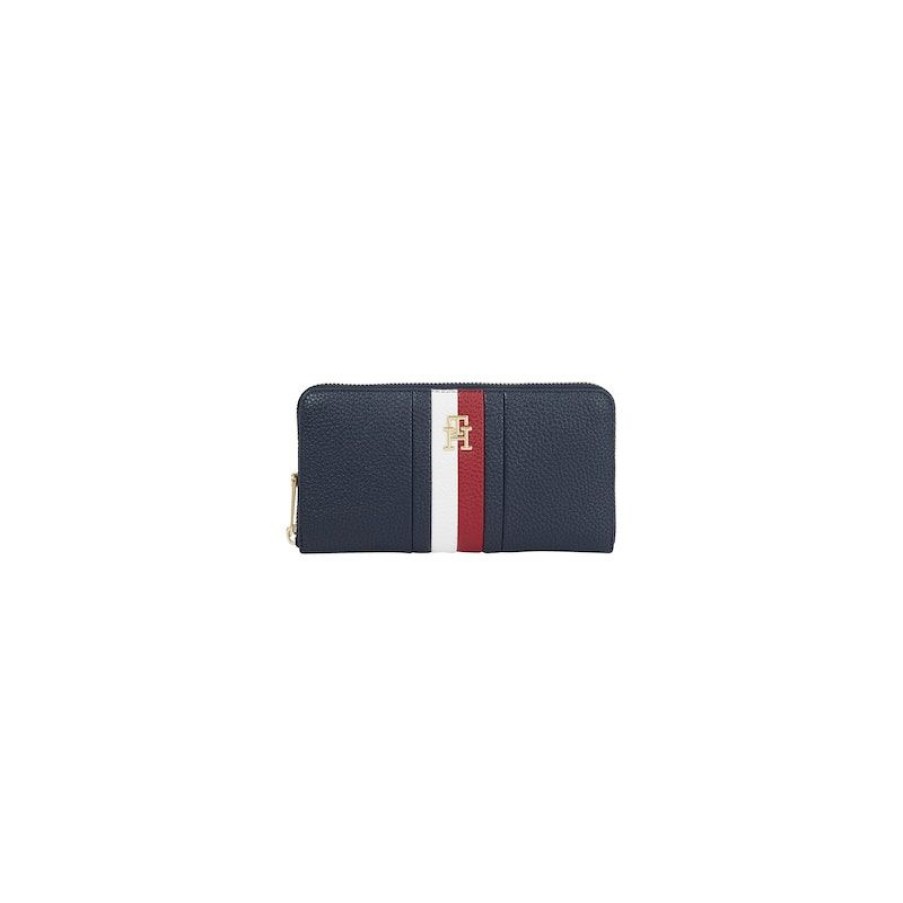 Femmes Tommy Hilfiger Sac Cabas | Compagnon Zippe Emblem Tricolore