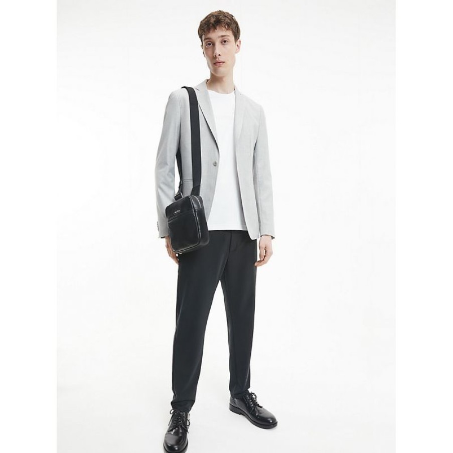 Hommes Calvin Klein Sacoche | Sac Travers Utility Nappa En Synthetique - Calvin Klein