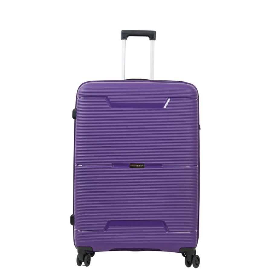 Bagages Arthur & Aston | Valise Trolley 77Cm Rigide Violet