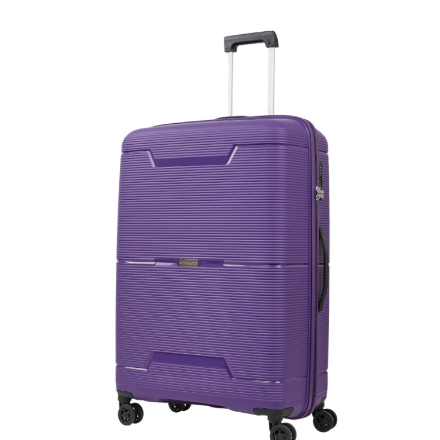 Bagages Arthur & Aston | Valise Trolley 77Cm Rigide Violet