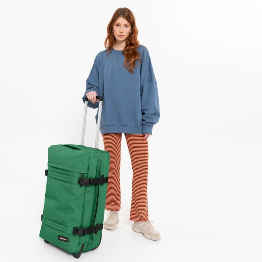 Bagages Eastpak | Valise 2 Roulettes Transit'R M Grass Green - Eastpak