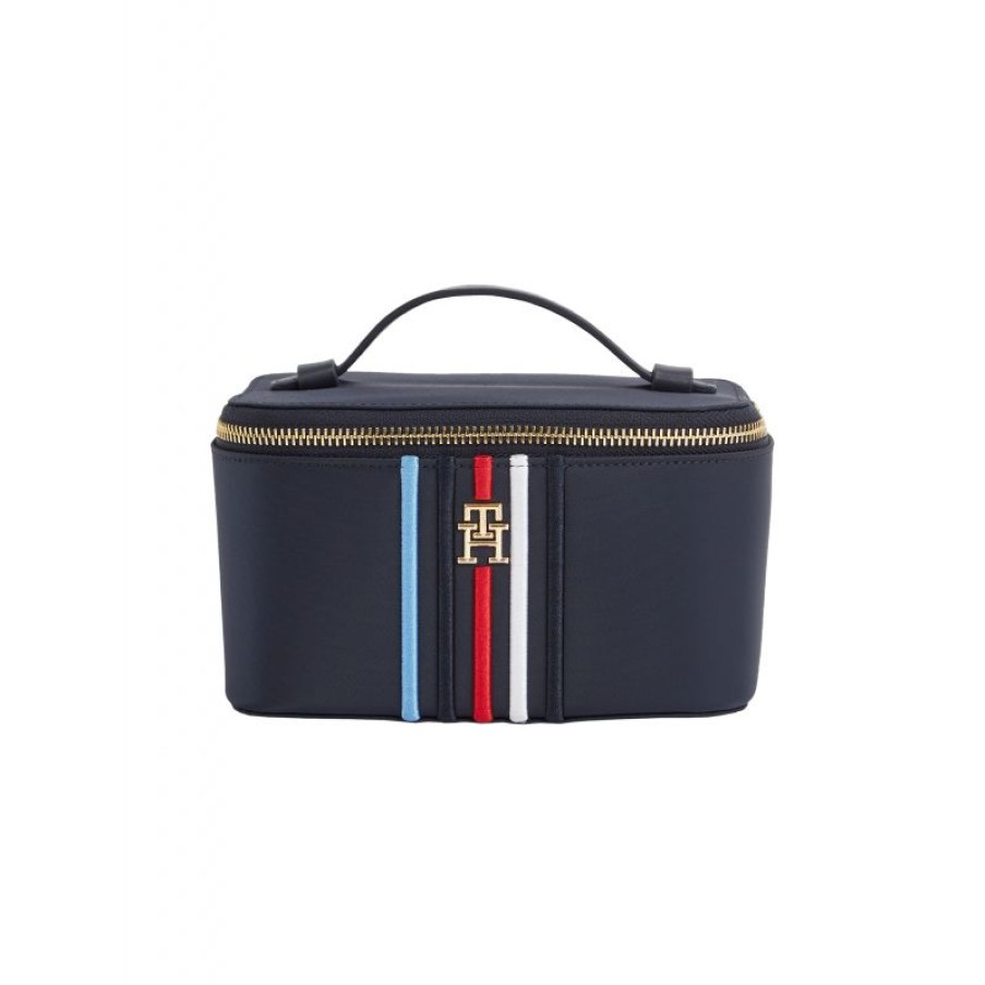 Femmes Tommy Hilfiger Sac Porte Epaule | Vanity Th Poppy En Synthetique - Tommy Hilfiger