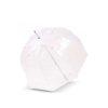 Femmes Isotoner Parapluie | Parapluie Cloche Canne Transparent Blanc - Isotoner