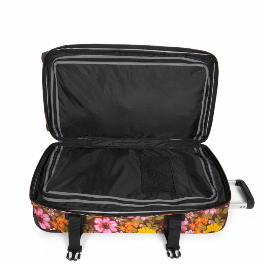 Bagages Eastpak | Valise 2 Roulettes Transit'R M Popflower Brown - Eastpak