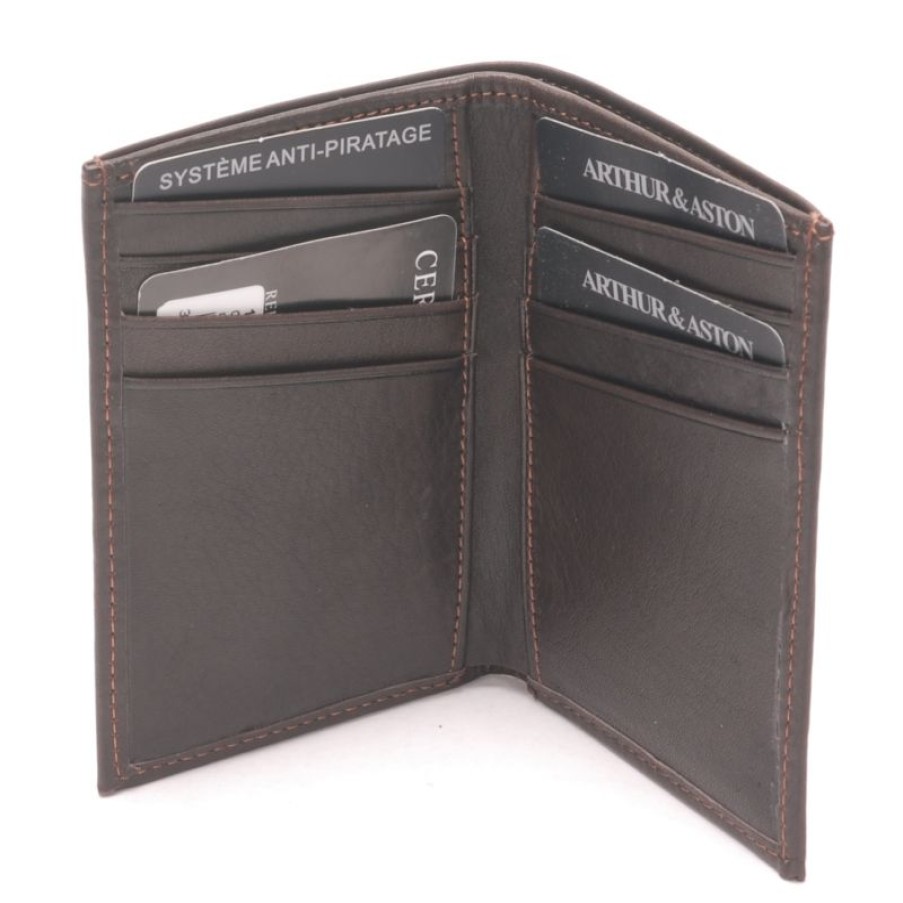 Hommes Arthur & Aston Porte Cartes | Porte-Cartes Pablo En Cuir - Arthur & Aston