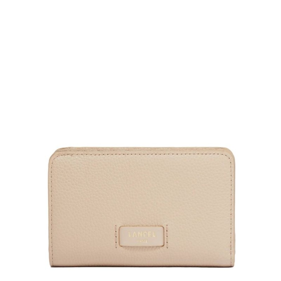 Femmes Lancel Portefeuille | Portefeuille Compact Ninon En Cuir - Lancel