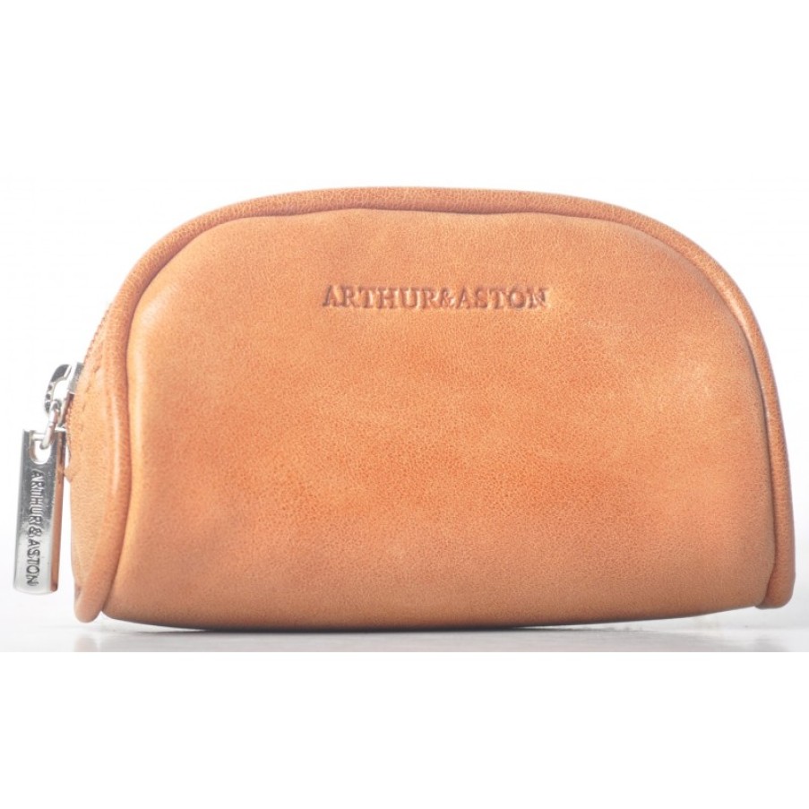 Femmes Arthur & Aston Porte Monnaie | Petit Porte Monnaie Zippe En Cuir Huille