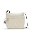 Femmes Kipling Sac Bandouliere | Sac Bandouliere Arto Light Sand En Toile - Kipling