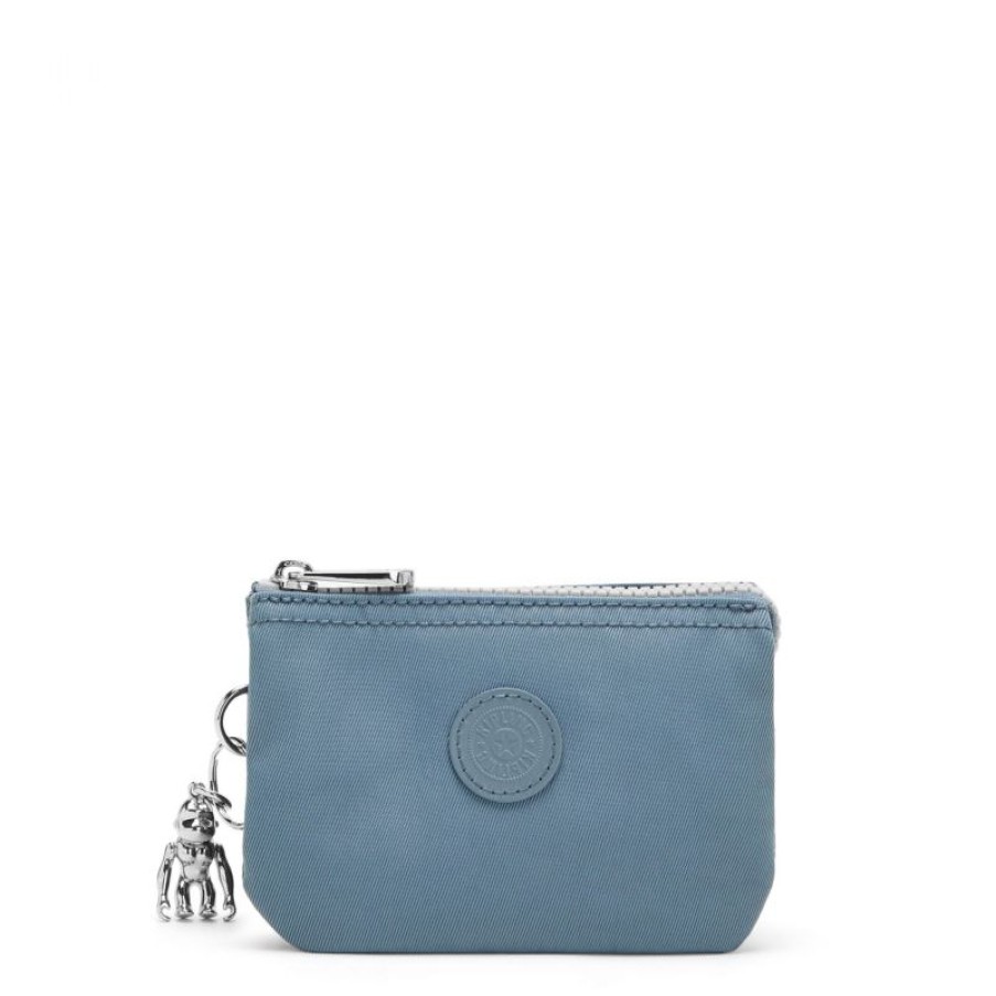 Femmes Kipling Porte Monnaie | Porte-Monnaie Creativity S Grey Blazing En Toile - Kipling